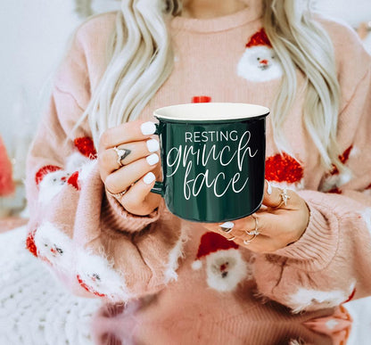 Gia Roma Coffee Mug, Grinch Face Mug
