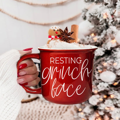 Gia Roma Coffee Mug, Grinch Face Mug