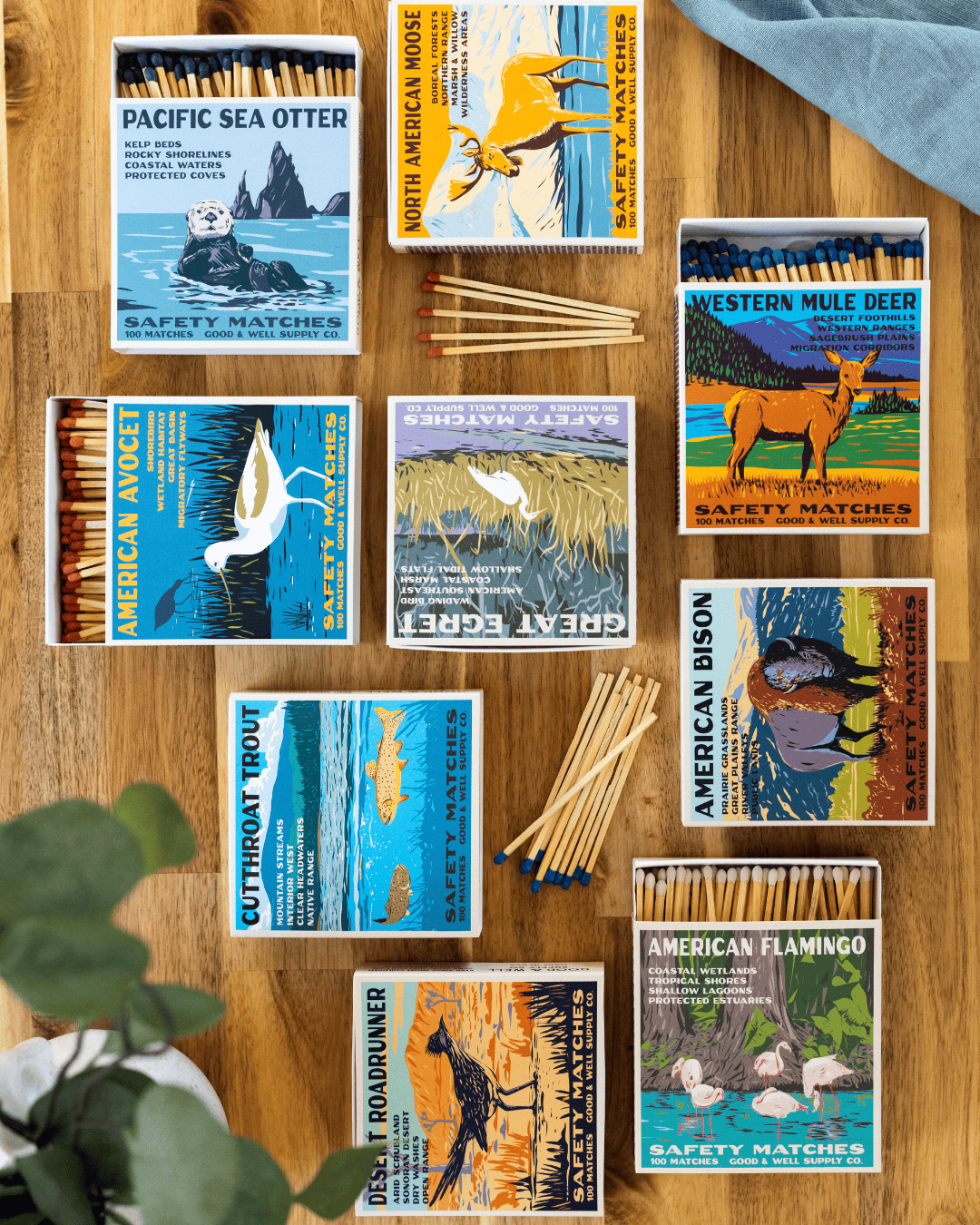 Good &amp; Well Supply Co. American Avocet Cabin Matches