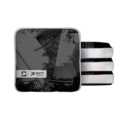 Grunge Black NXT Lumi-Tek Cornhole Bags