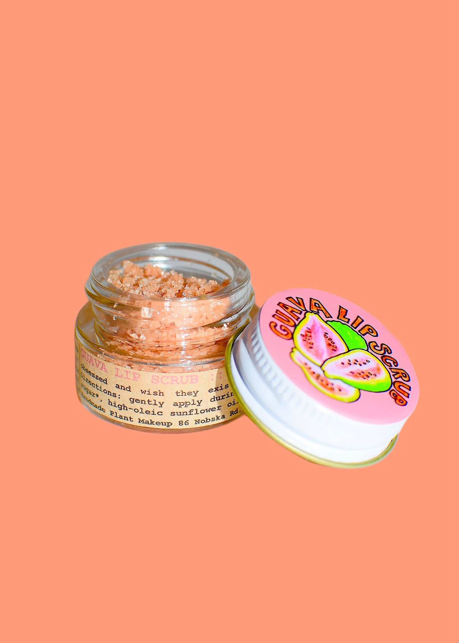 plant makeup Face Makeup Guava Lip Scrub