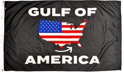 Flags Unlimited Black Gulf of America Outdoor Nylon Flag