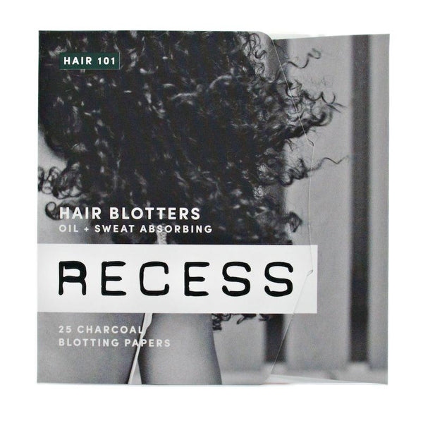 RECESS body wipe HAIR 101: Charcoal + Hemp Hair Blotters (25 blotter papers)