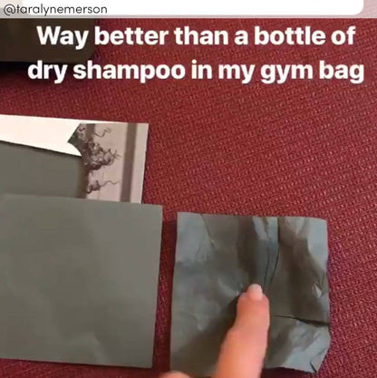 HAIR 101: Charcoal + Hemp Hair Blotters (25 blotter papers)