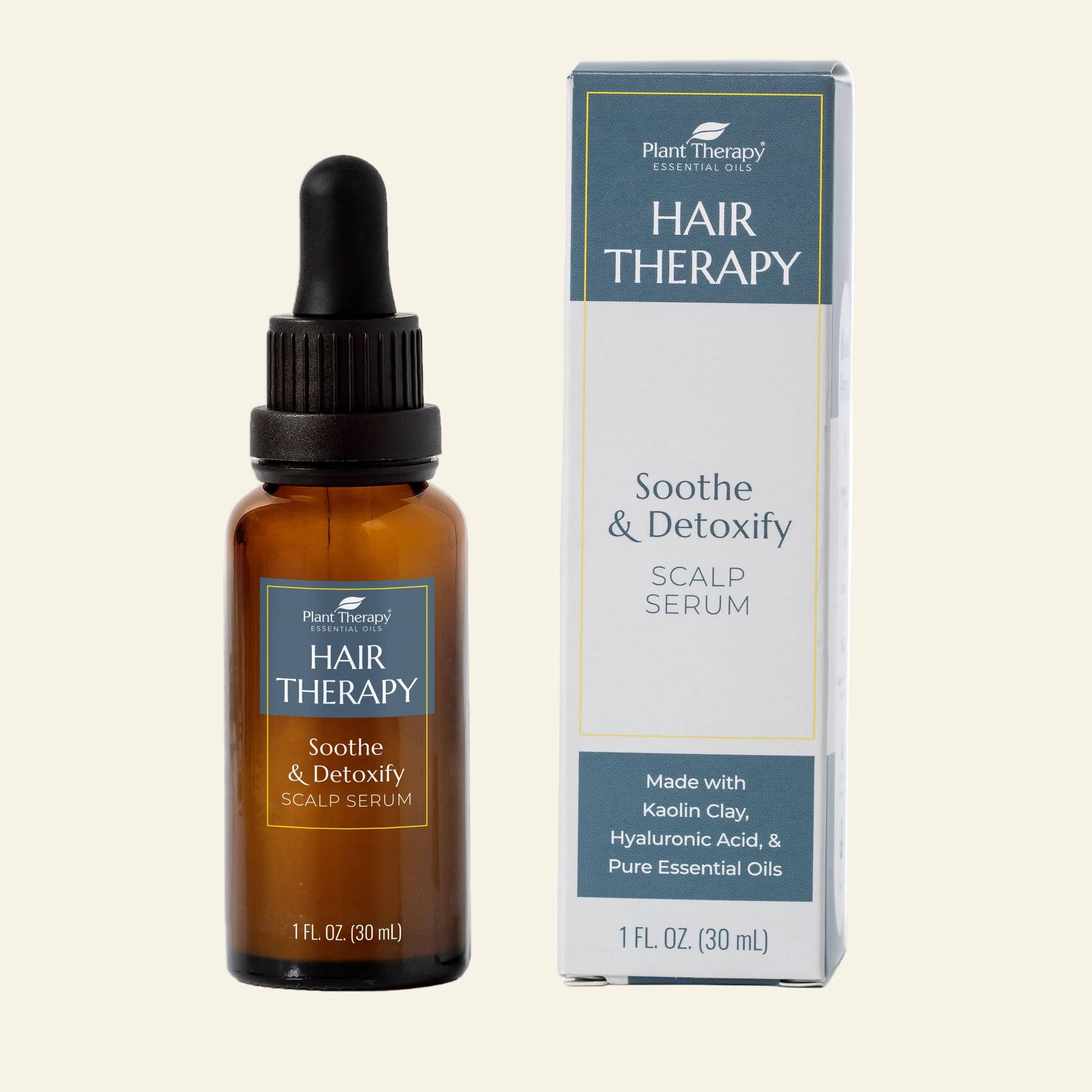 Plant Therapy Hair &amp; Skin Care 1 oz Hair Therapy Soothe &amp; Detoxify Scalp Serum