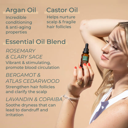 Hair Therapy Blend &amp; Serum Set - My American Goods