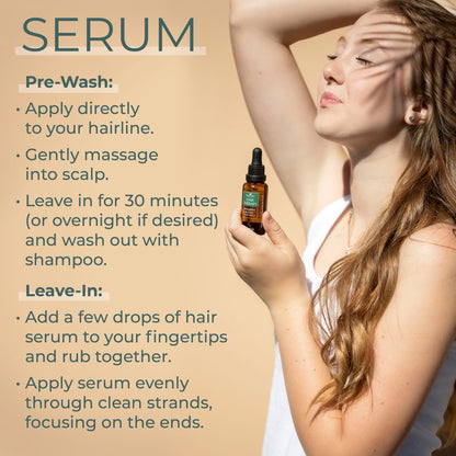 Hair Therapy Blend &amp; Serum Set - My American Goods