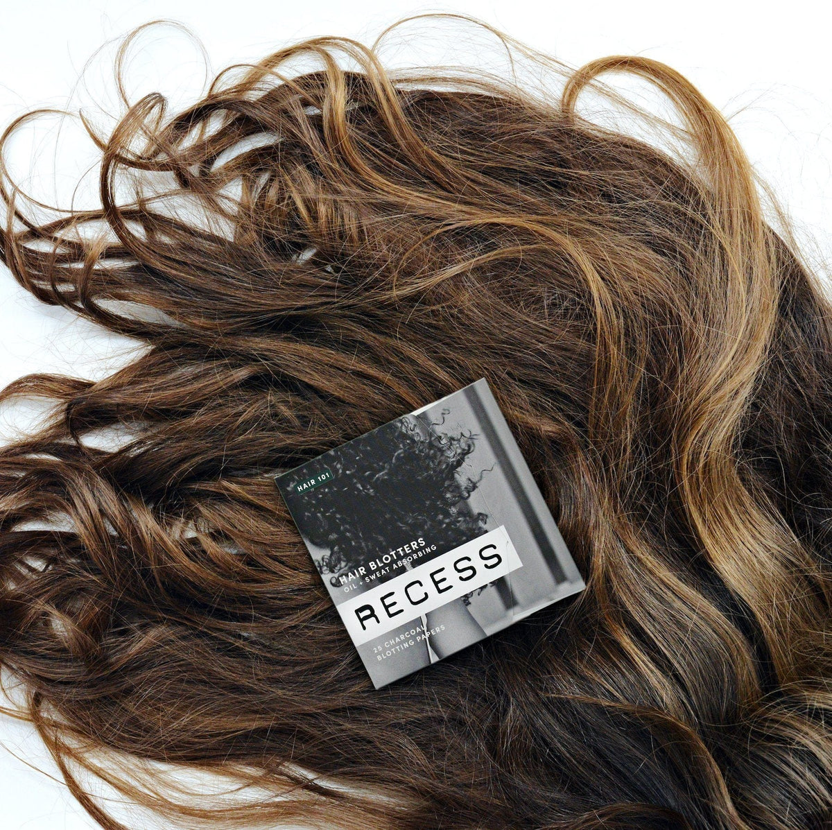 facial blotting papers used on scalp part line, discreet oil removal from hair roots