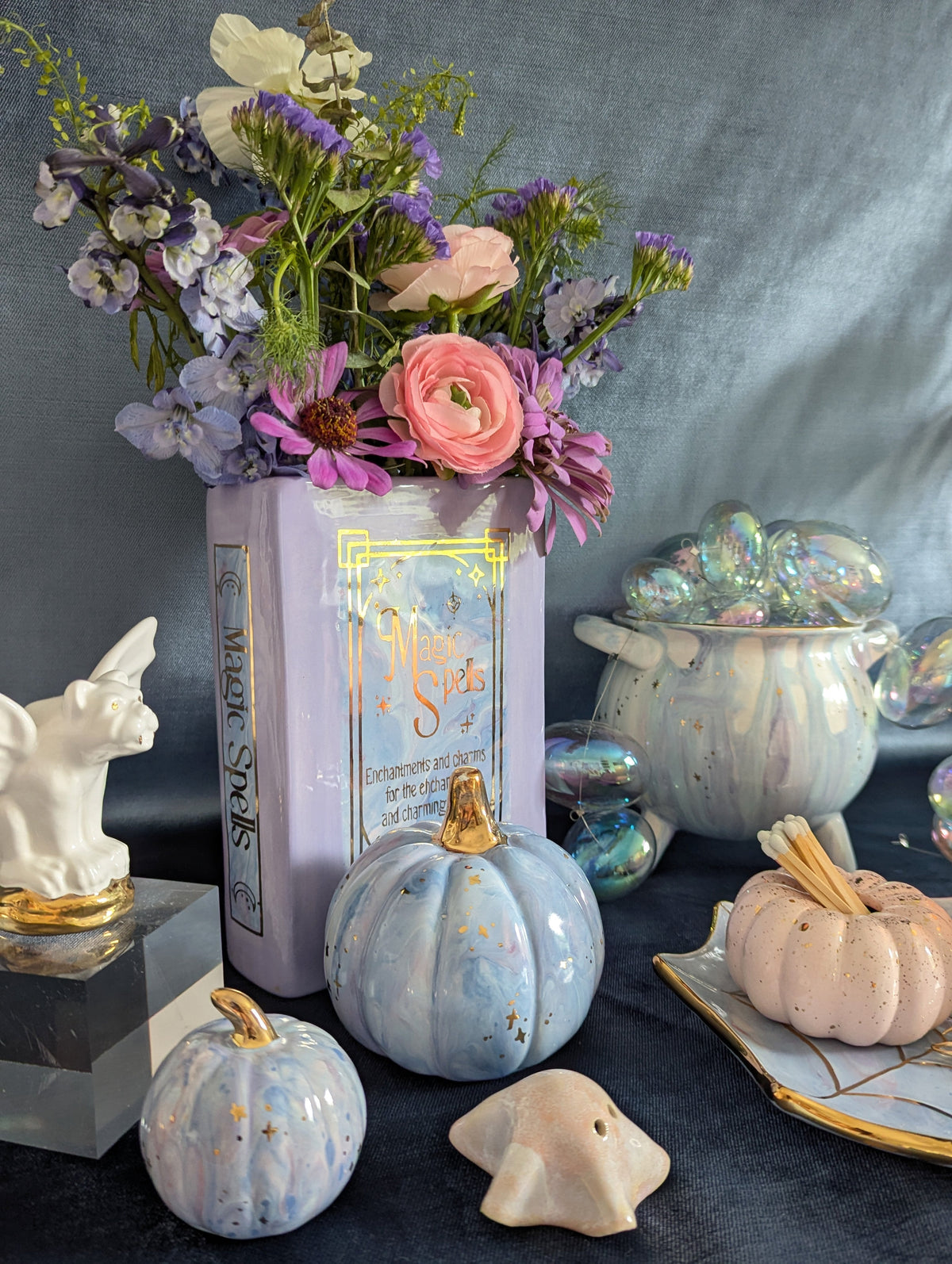 Mystical Pumpkins in Cool Tones