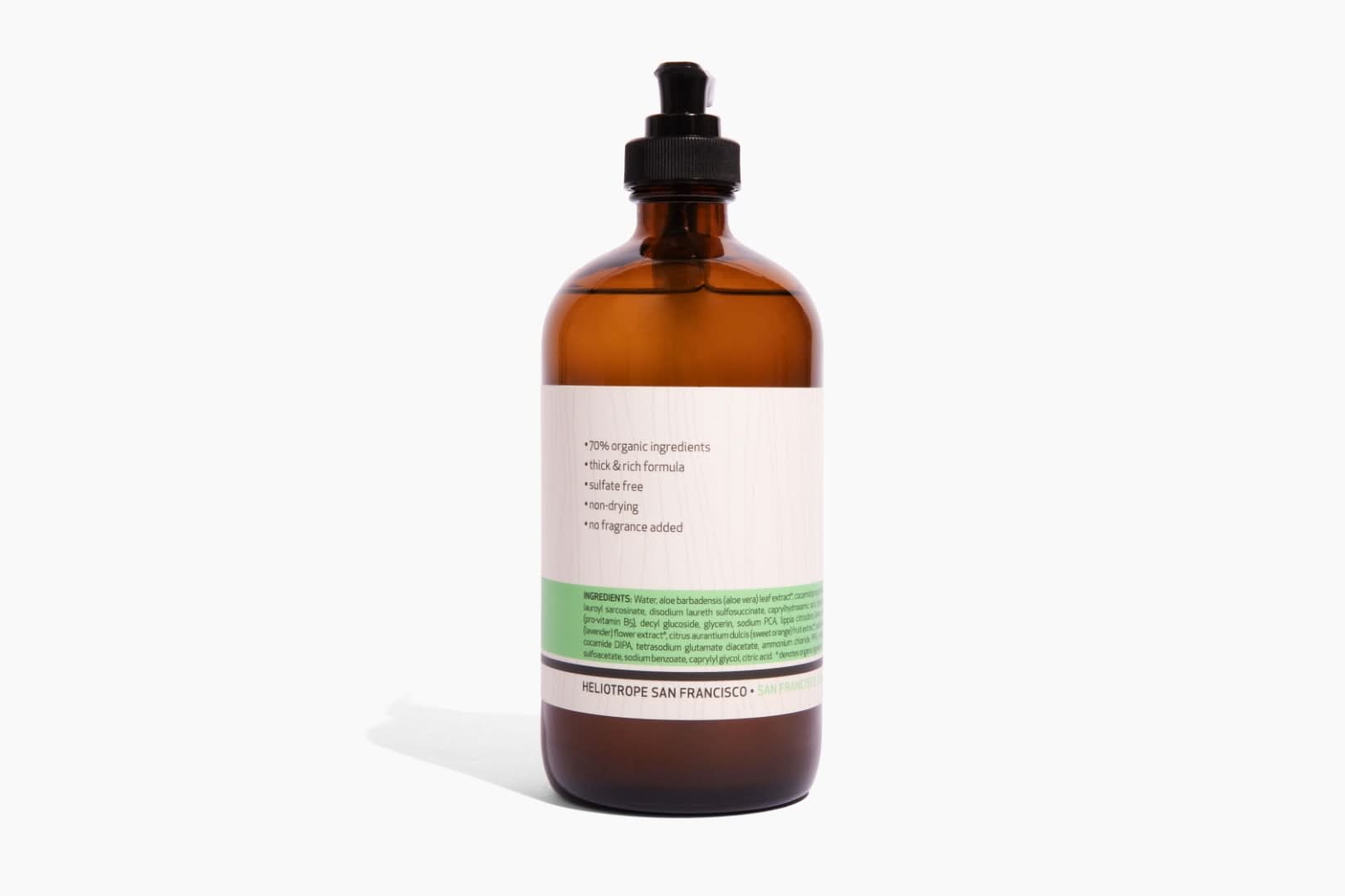 Heliotrope SF Hand Soap Aloe &amp; Coconut Oil Moisturizing Liquid Hand Soap