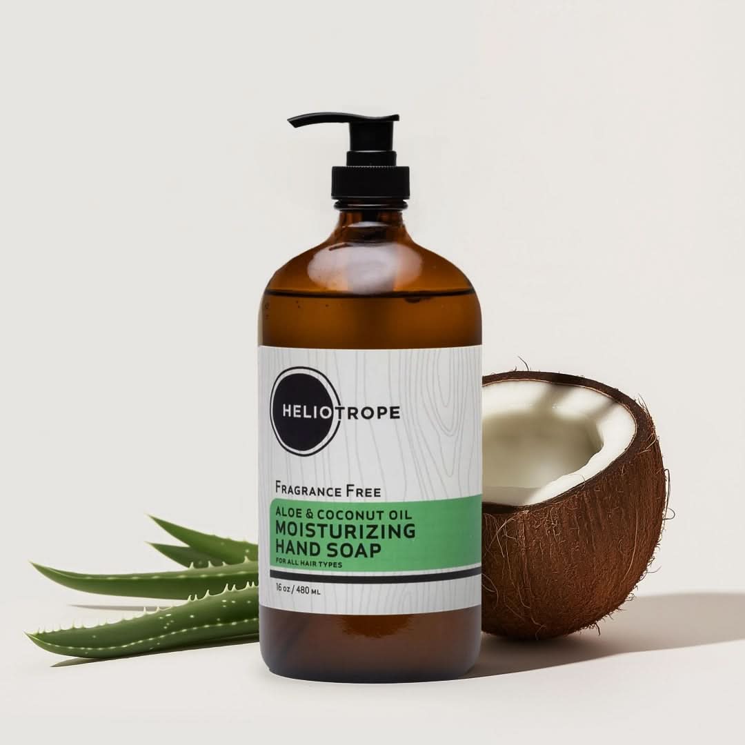 Heliotrope SF Hand Soap Aloe &amp; Coconut Oil Moisturizing Liquid Hand Soap