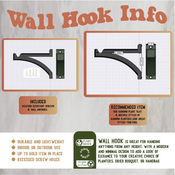 Hanging Planter Wall Hook