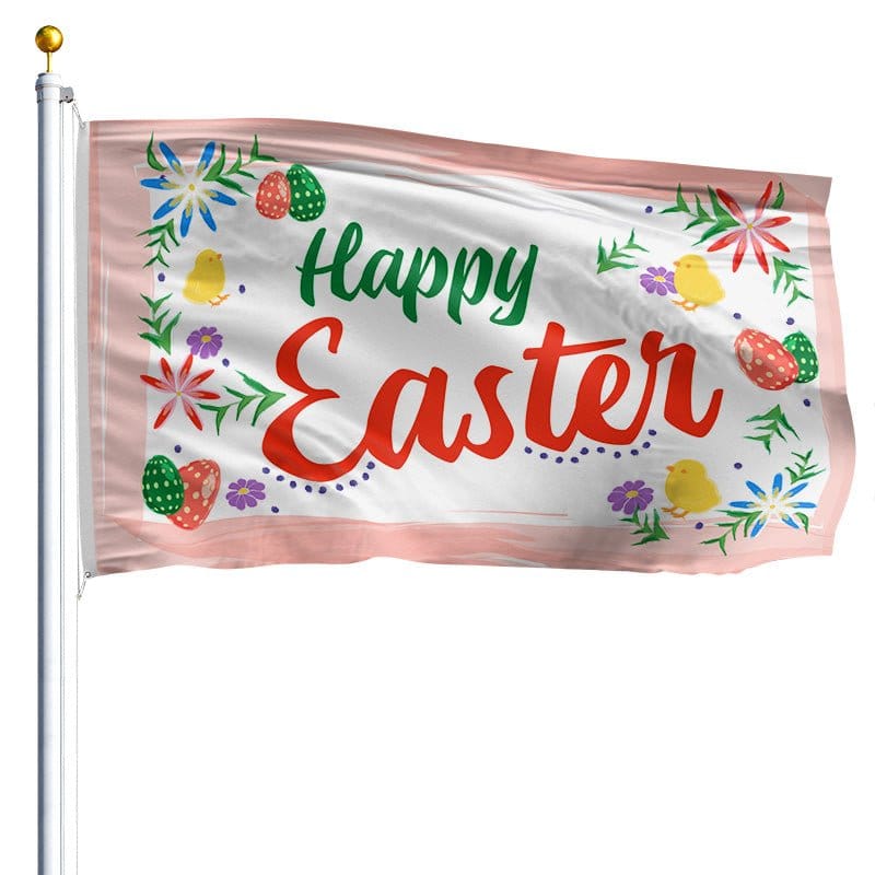 Flags Unlimited Happy Easter Outdoor Garden Flag