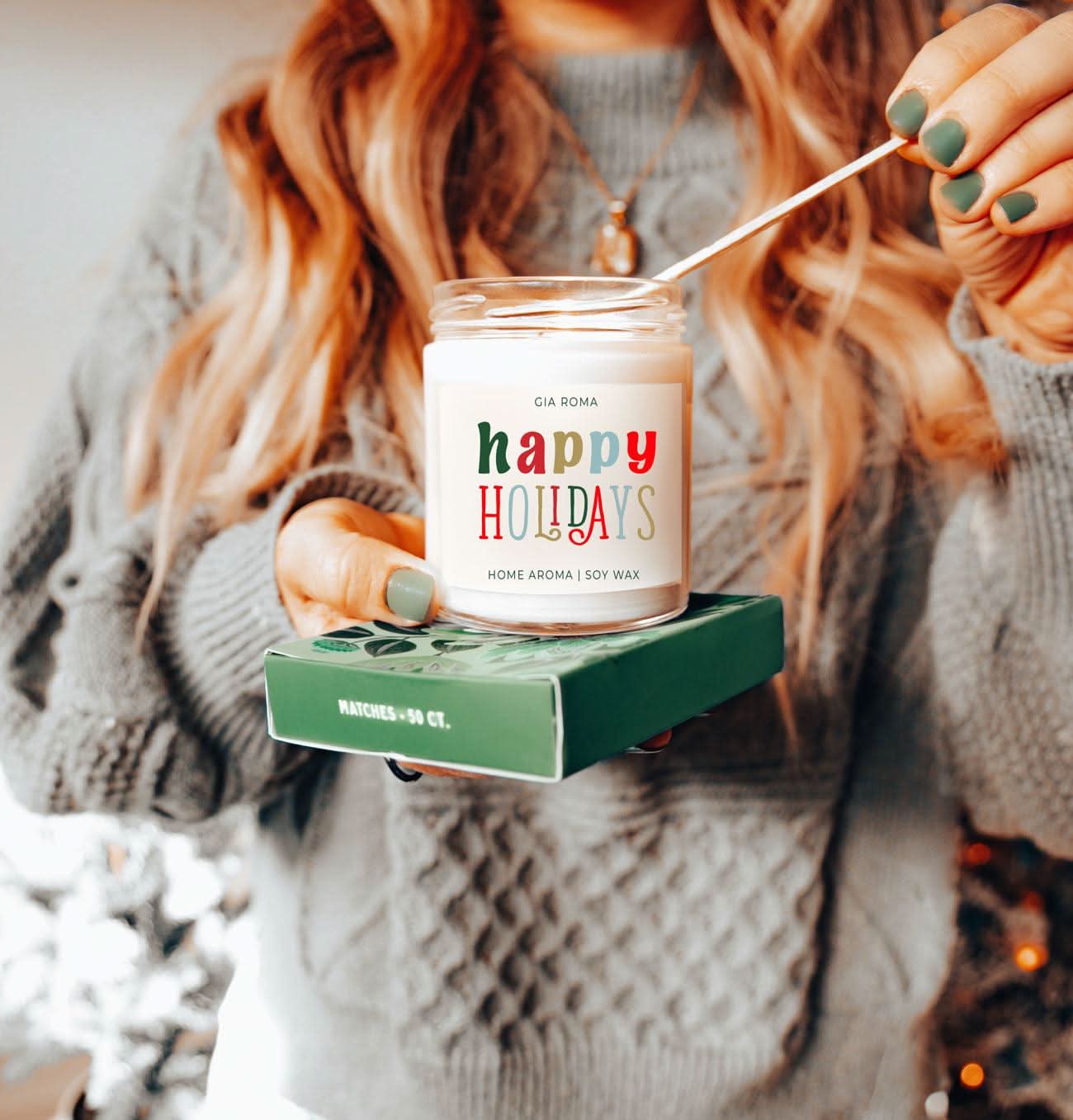 Gia Roma Candle Happy Holiday Candle