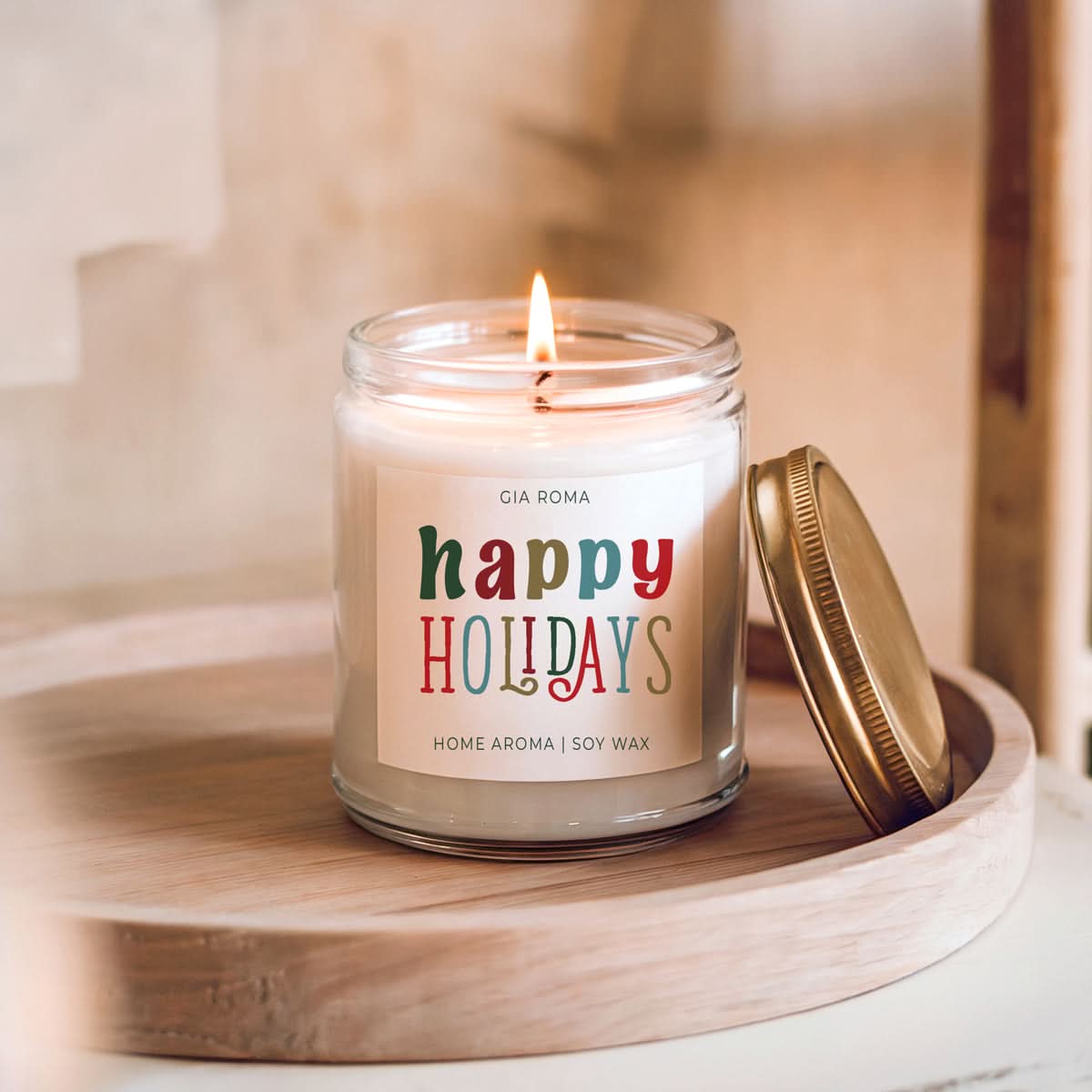 Gia Roma Candle Happy Holiday Candle