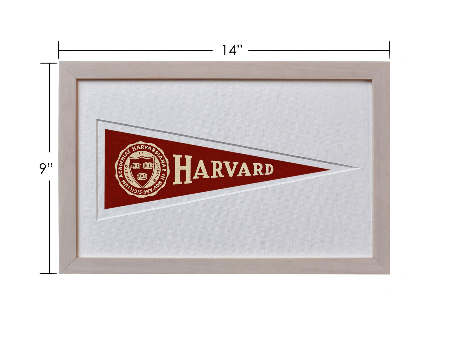 Vintage Harvard University Hormel Pennant