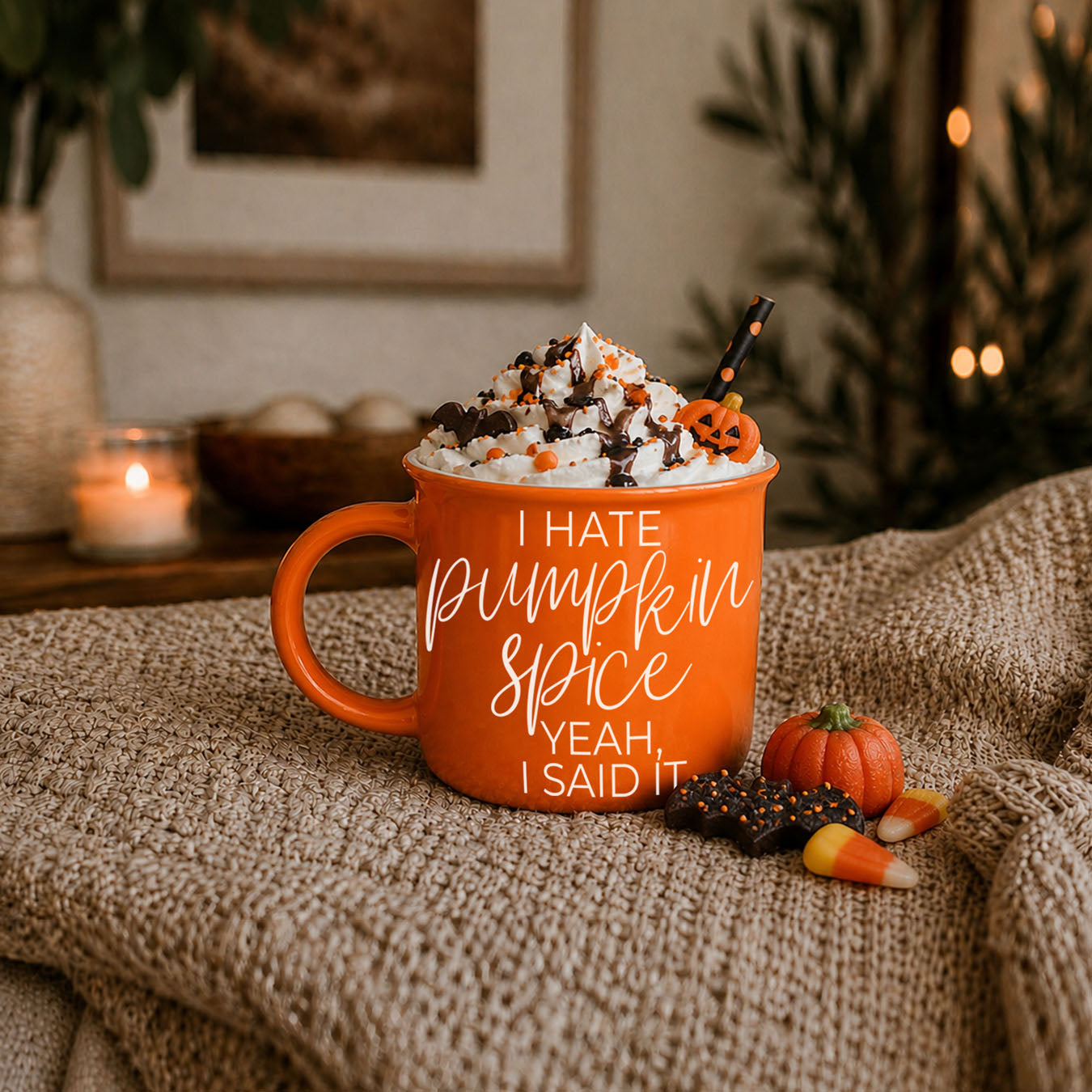 Hate Pumpkin Mug
