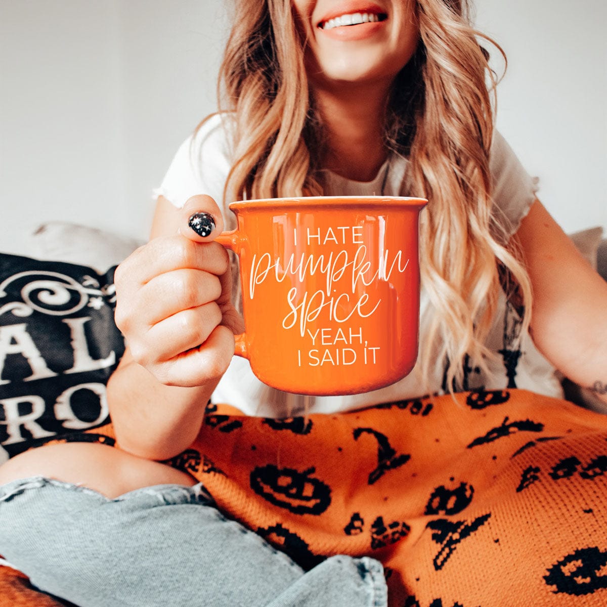 Gia Roma Coffee Mug Hate Pumpkin Mug