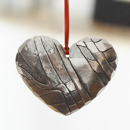 Heart of America Ornament (Aluminum)
