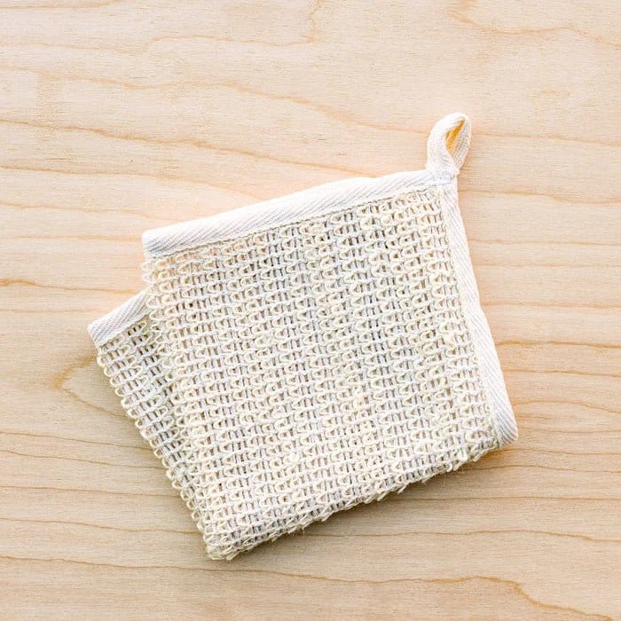 Natural Sisal Washcloth - Gentle Exfoliating Face and Body Cloth