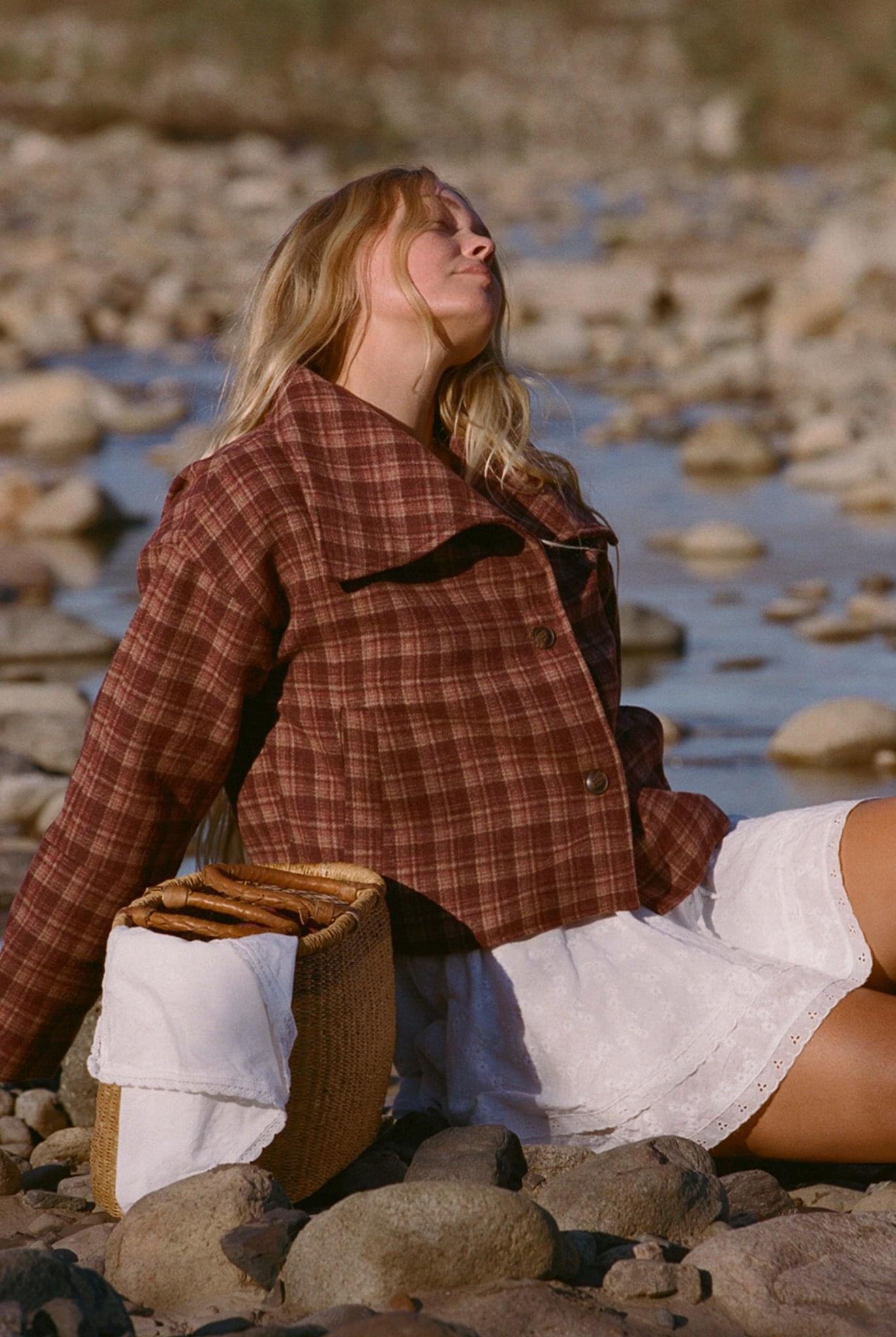 Henry Jacket - Burgundy Plaid