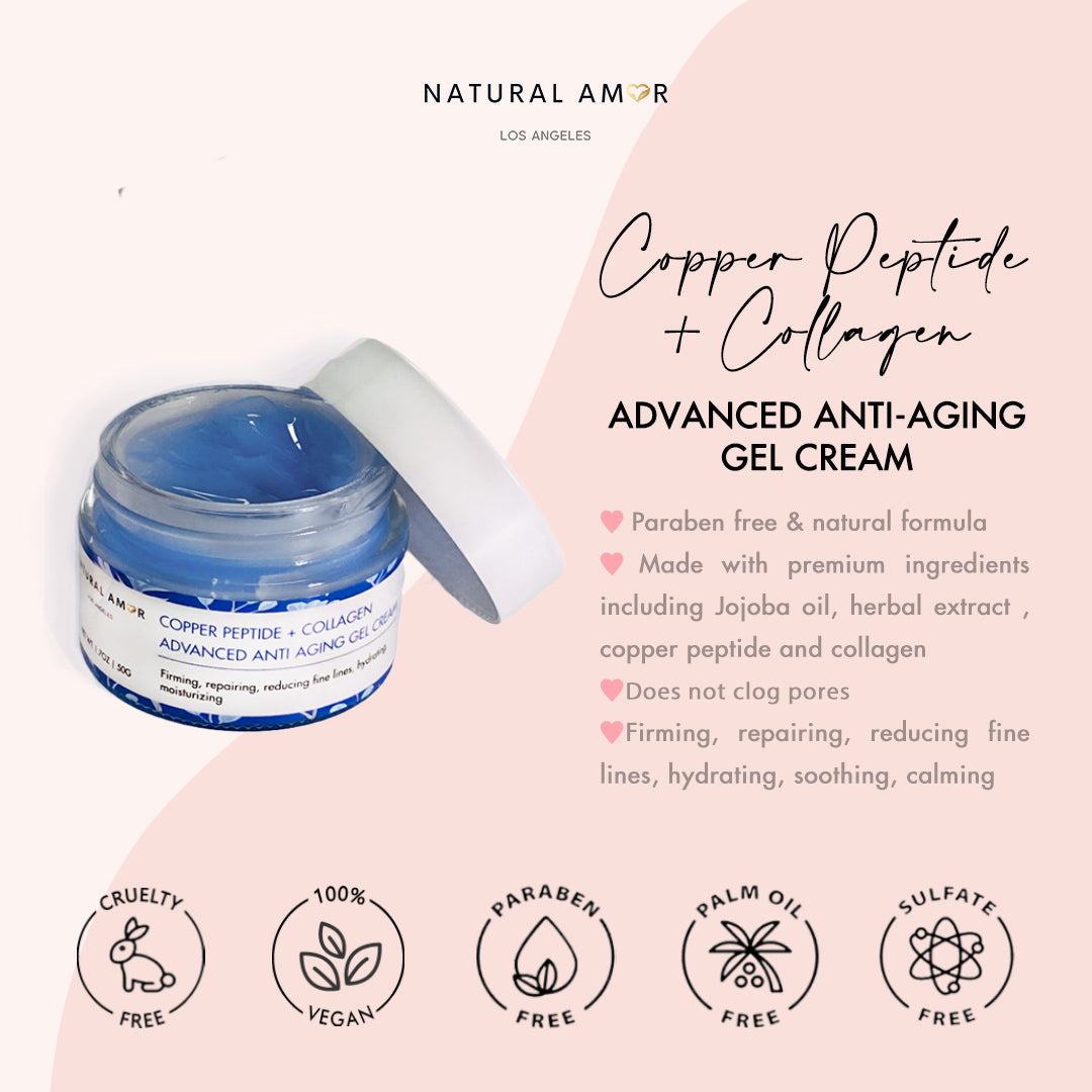 Copper Peptide + Collagen Advanced Anti-aging Gel Facial Cream