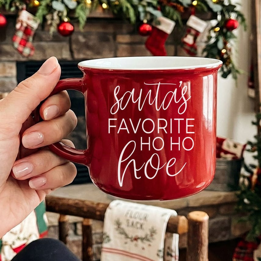 Gia Roma Coffee Mug, Red Ho Ho Hoe Mug