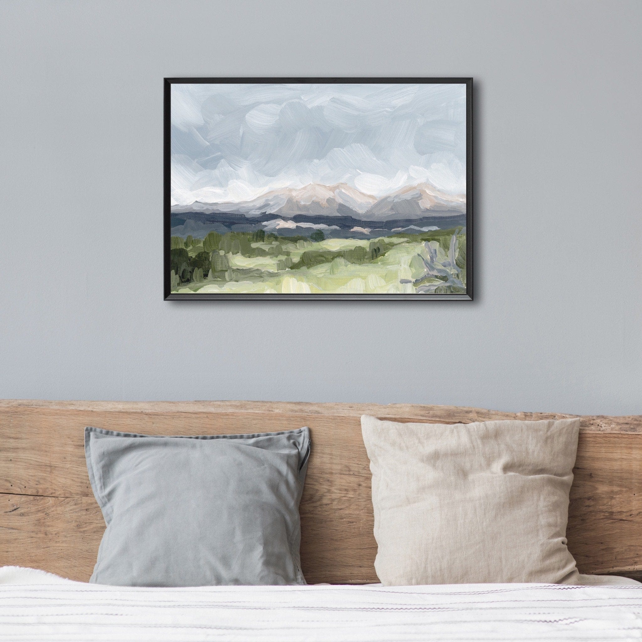 Katie Garrison Art Print "Home in the Valley" Art Print