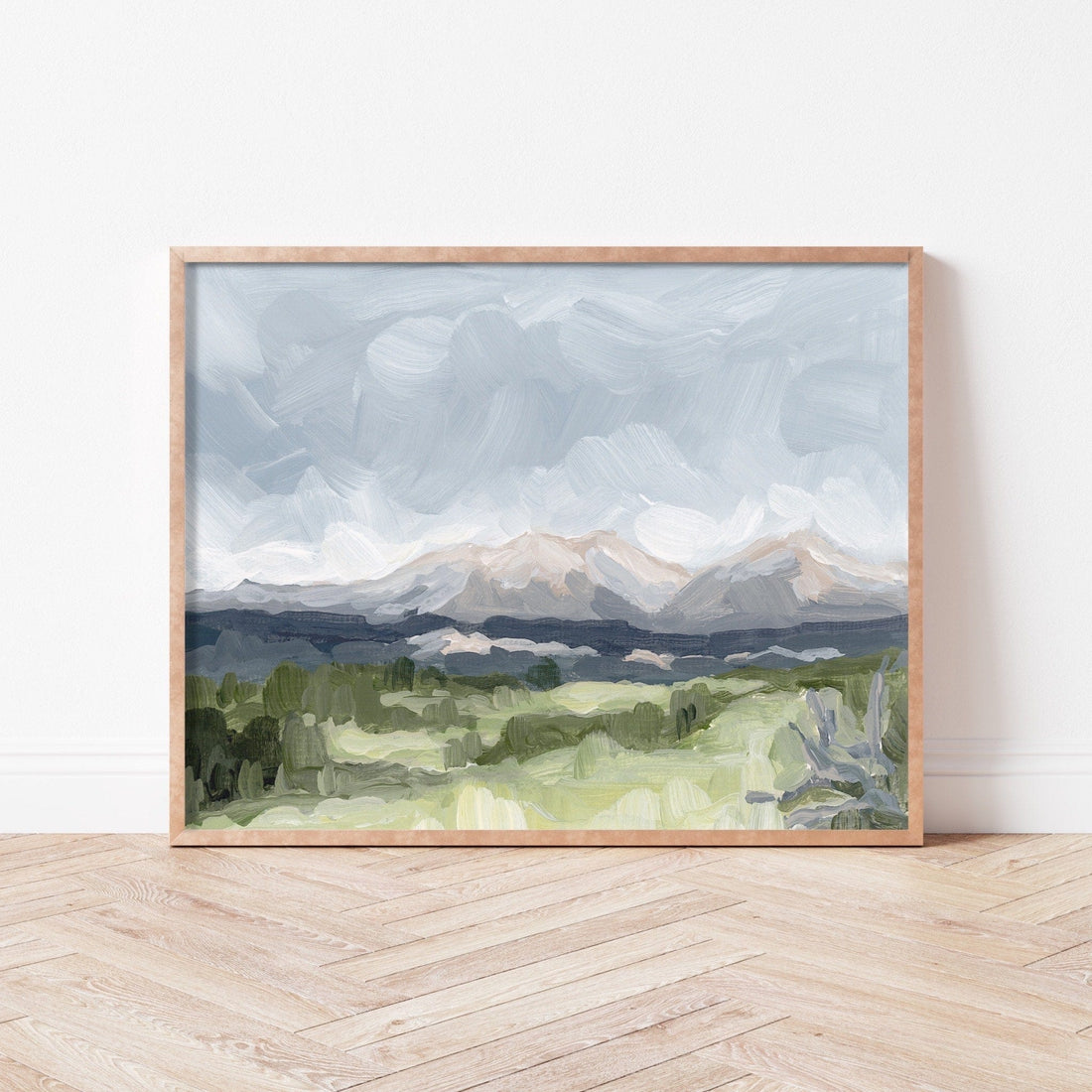 "Home in the Valley" Art Print