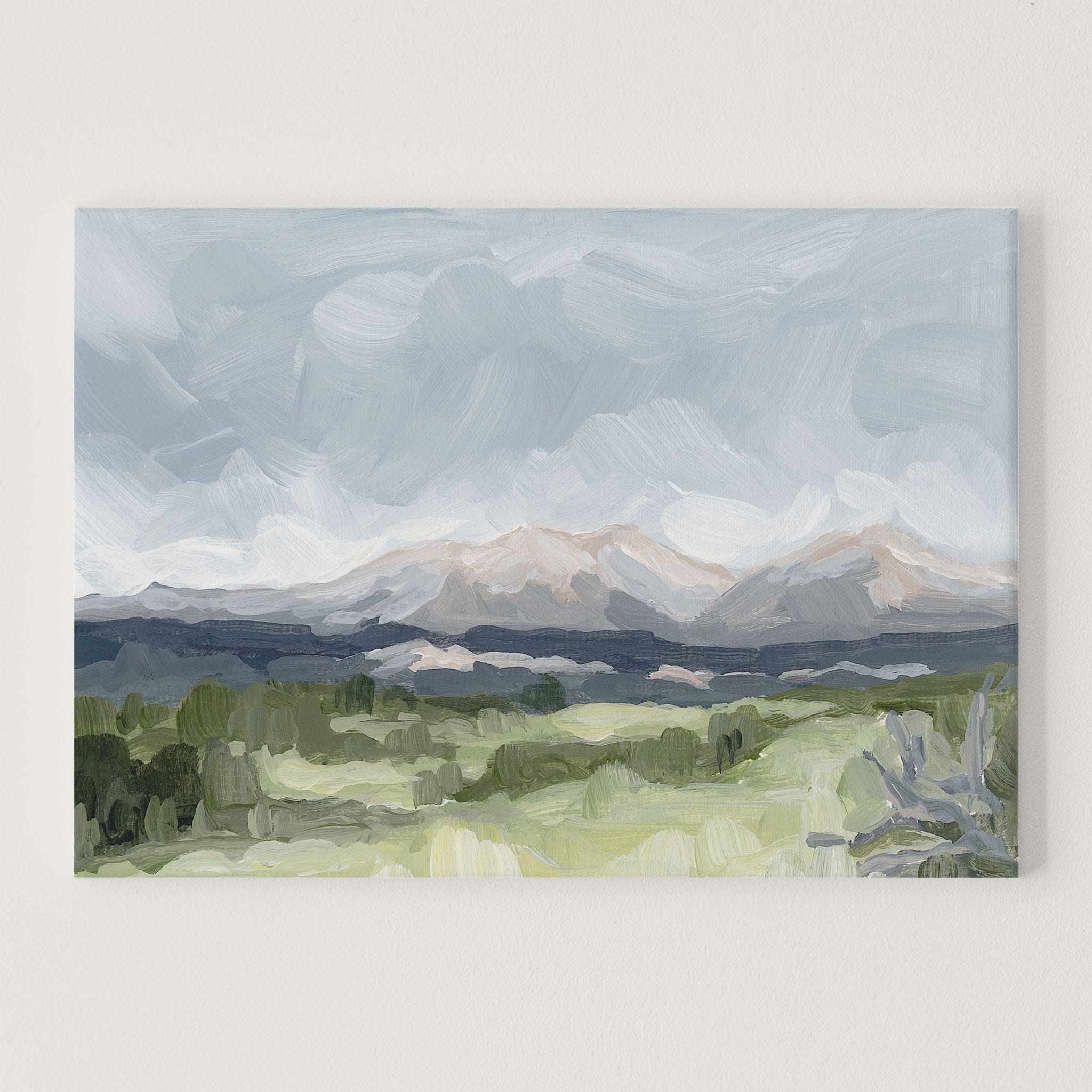 Katie Garrison Art Print Stretched Canvas / 8x10 in / No Frame "Home in the Valley" Art Print