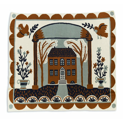 Biquette Throw Blanket Sierra in Egyptian Cotton Home Is Throw Blanket