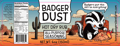 Badger Dust Hot All- Purpose Seasoning - My American Goods