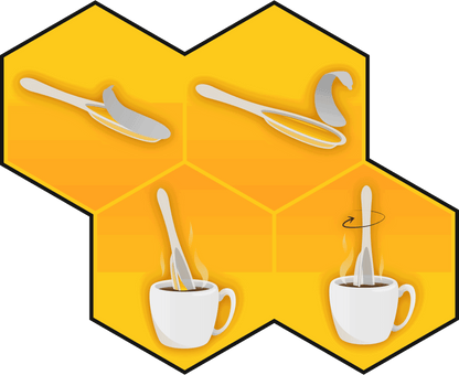 Badgers Honey Spoon /Blue Razz Honey Tea - My American Goods