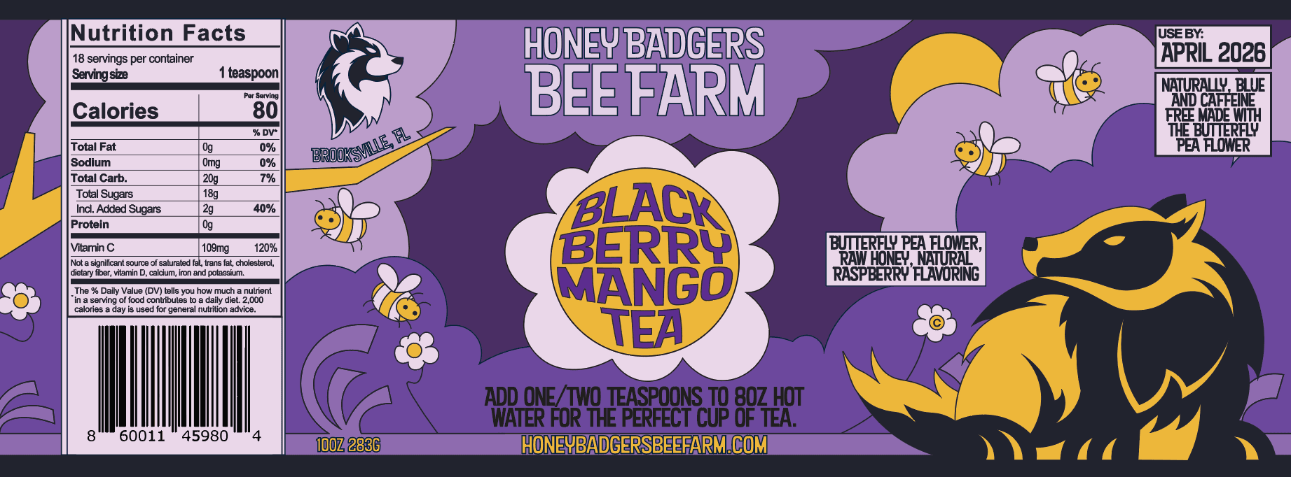 Blackberry Honey Tea - My American Goods