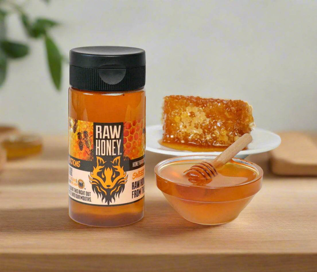 Raw Honey 10oz Christmas Berry - My American Goods