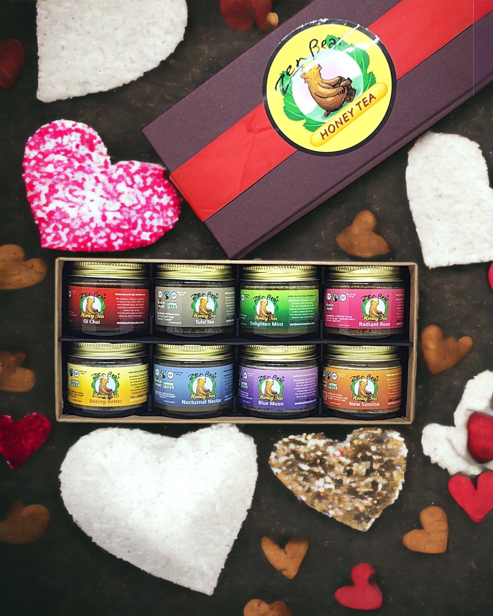 Honey Tea Gift Box – 8 Natural Blends