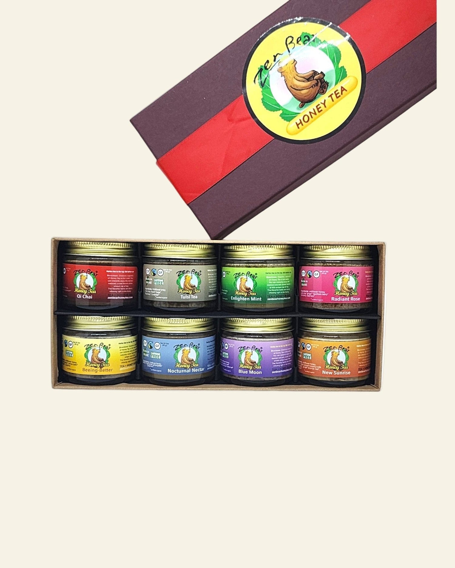 Honey Tea Gift Box – 8 Natural Blends