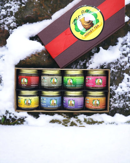 Honey Tea Gift Box – 8 Natural Blends