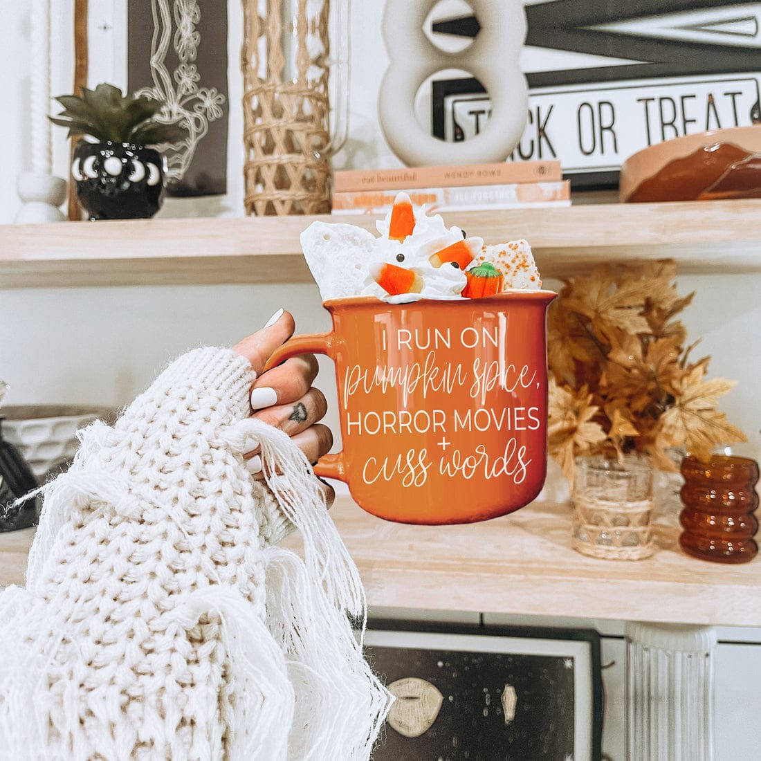 Gia Roma Coffee Mug Pumpkin + Horror Mug
