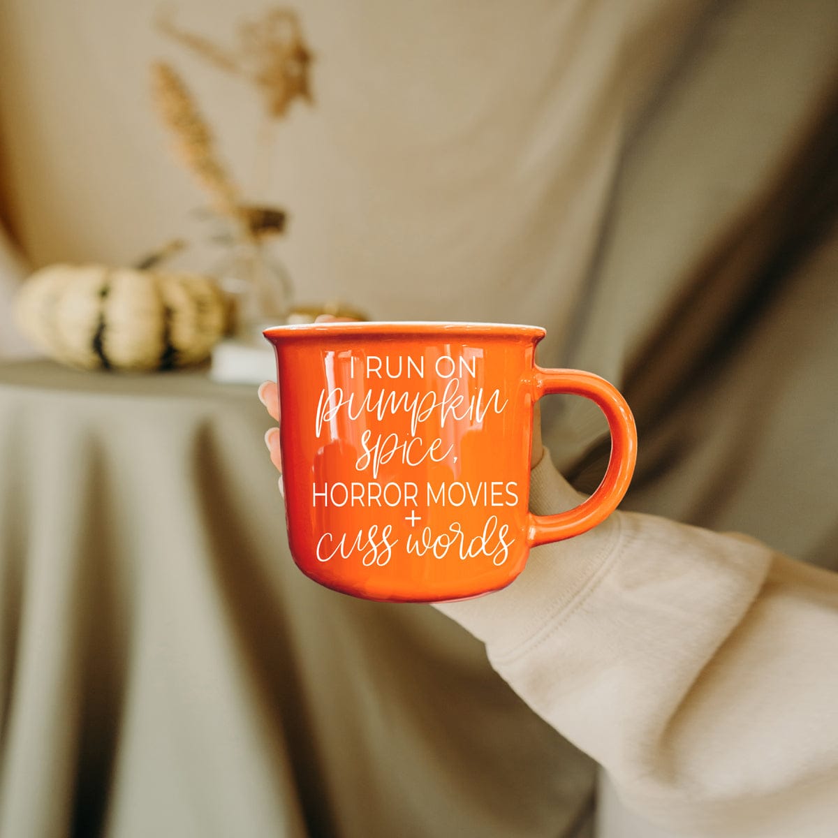 Gia Roma Coffee Mug Pumpkin + Horror Mug