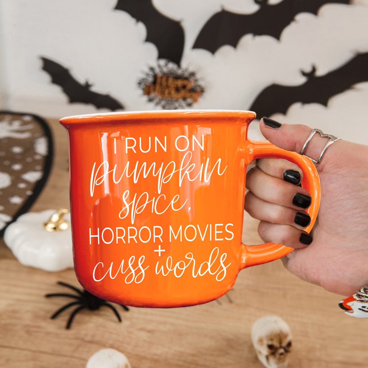 Gia Roma Coffee Mug Pumpkin + Horror Mug