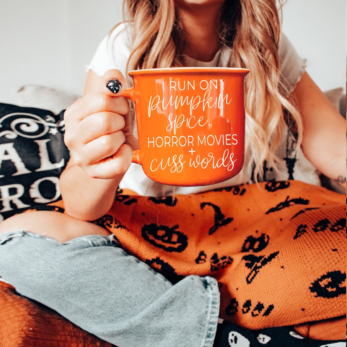 Gia Roma Coffee Mug Pumpkin + Horror Mug