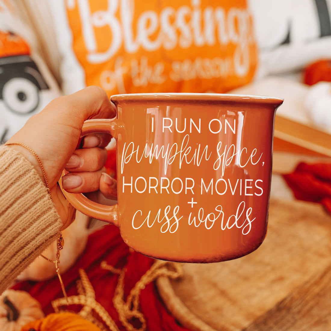 Pumpkin + Horror Mug - My American Goods