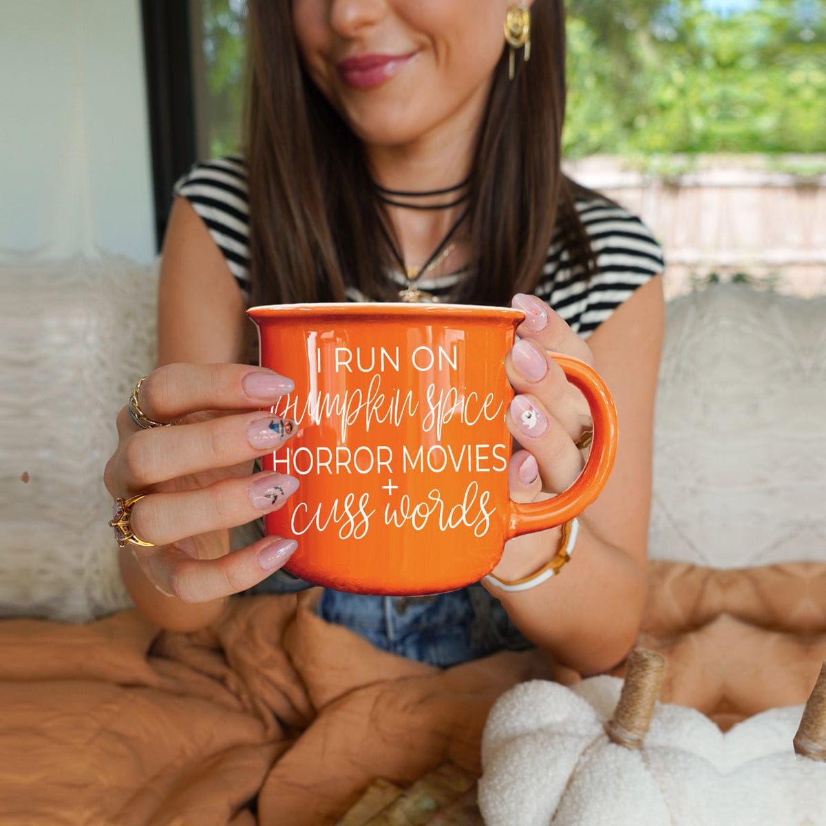 Gia Roma Coffee Mug Pumpkin + Horror Mug