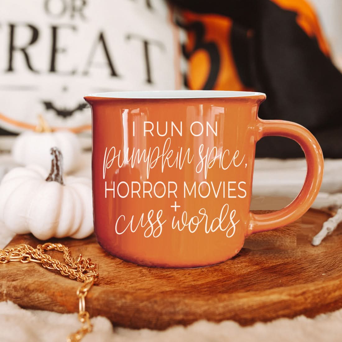 Pumpkin + Horror Mug - My American Goods