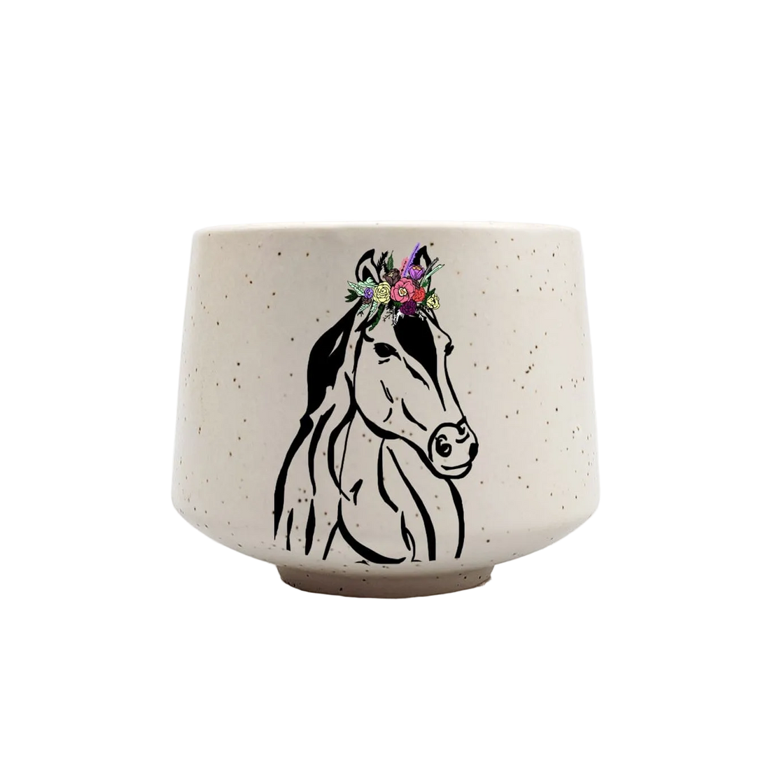 Horse Flower Crown Cup