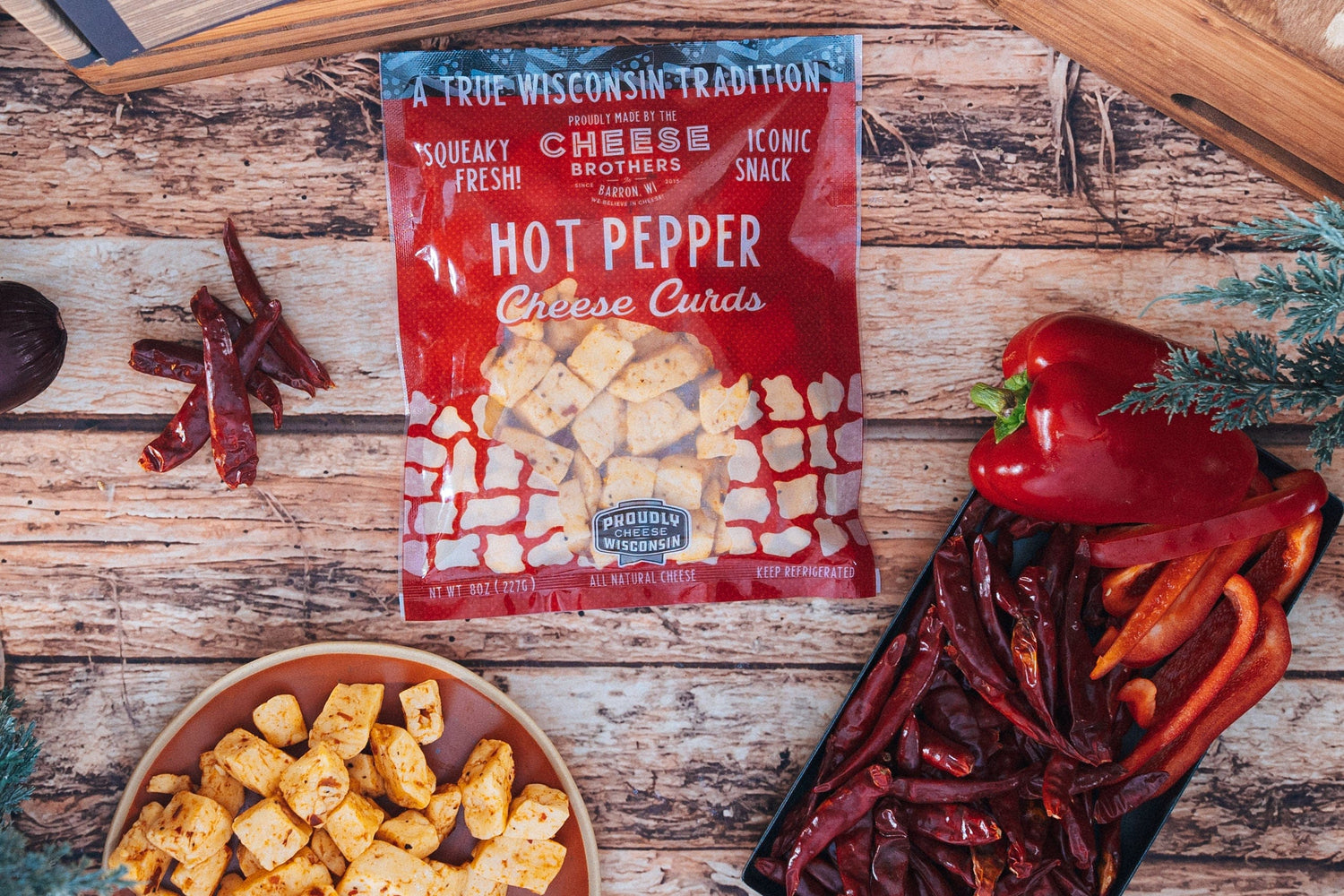 Cheese Brothers, Inc. Cheese Curds Hot Pepper Cheese Curds *Ships Fresh Daily*