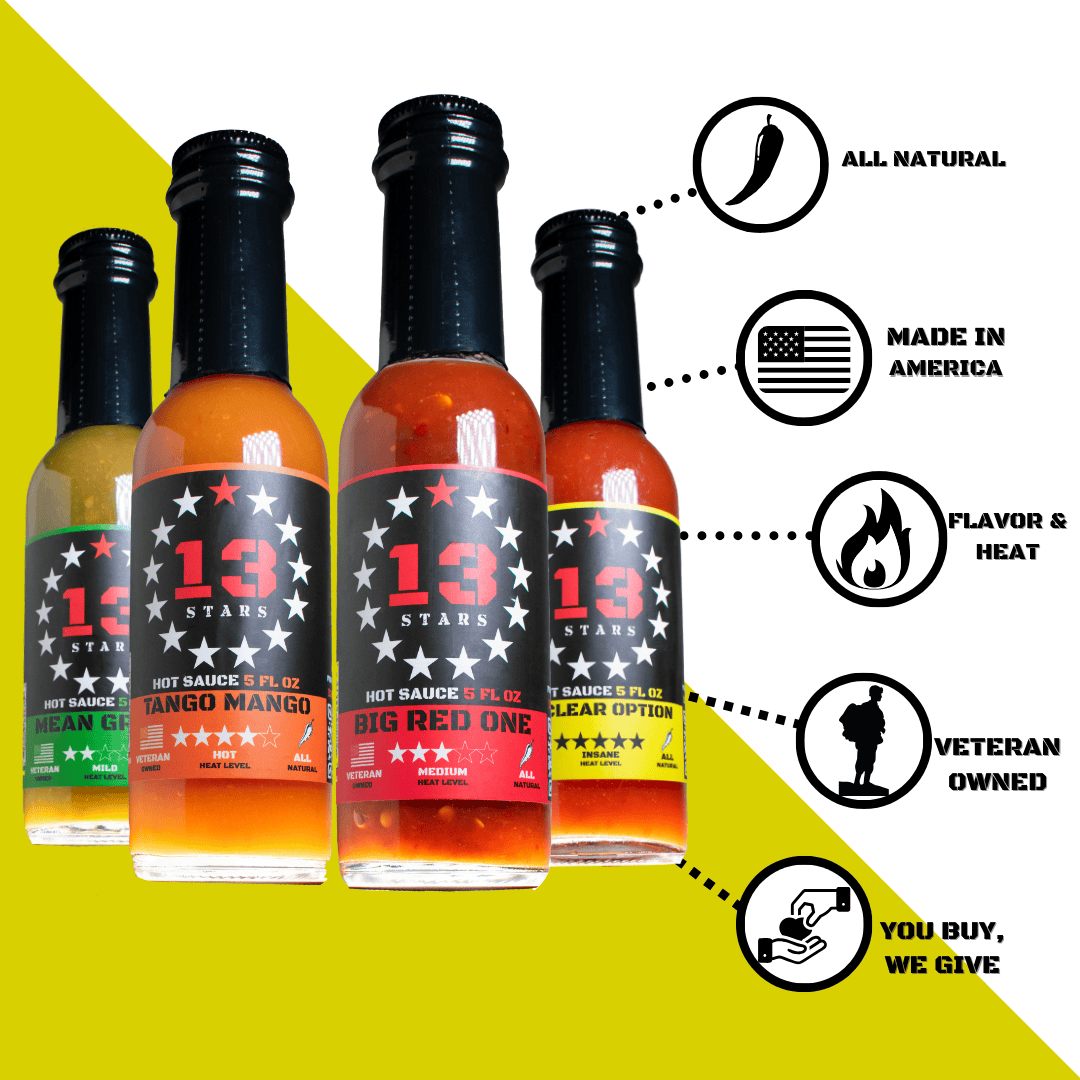 13 Stars Hot Sauce Hot Sauce 13 Stars Hot Sauce Bundles