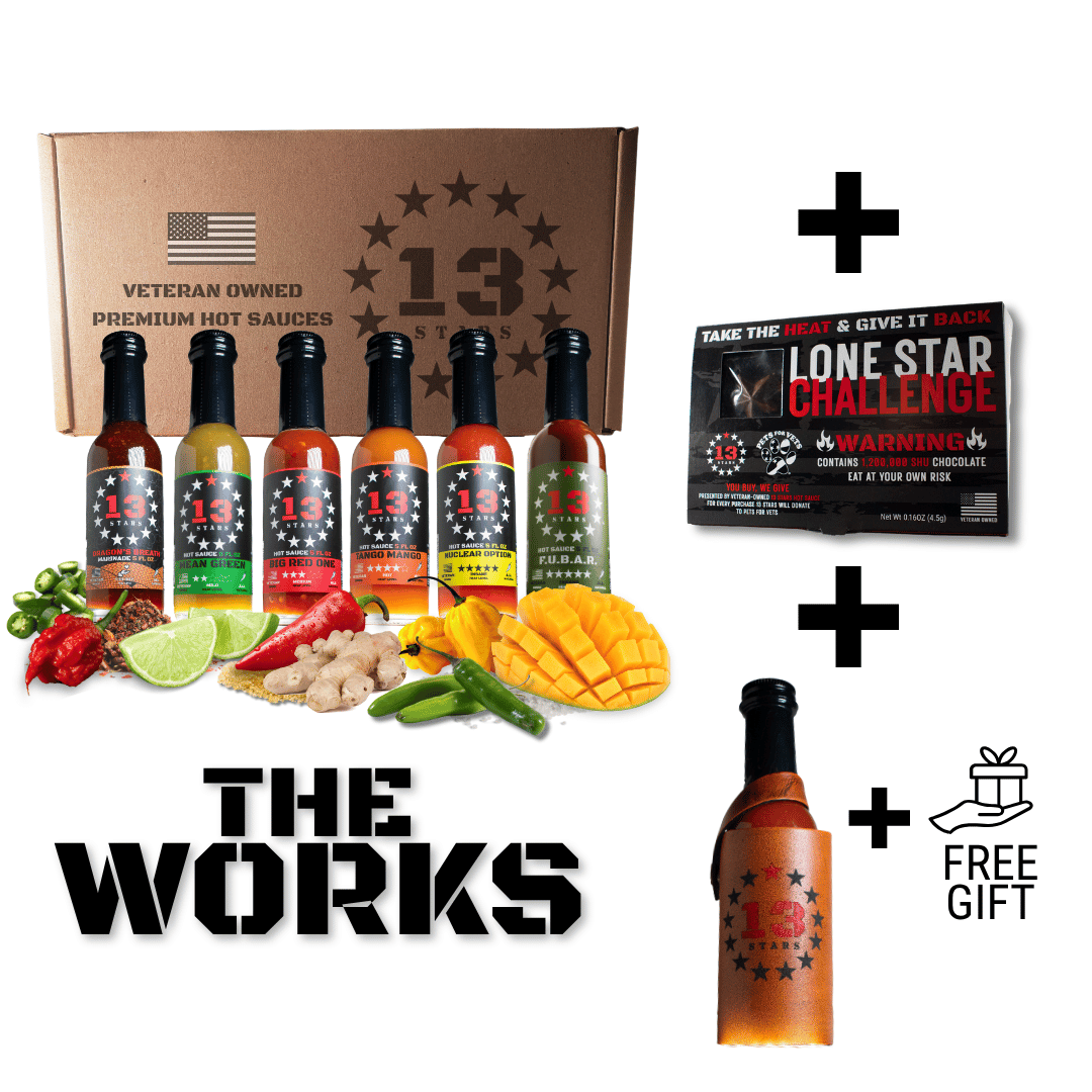 13 Stars Hot Sauce Hot Sauce The Works Bundle