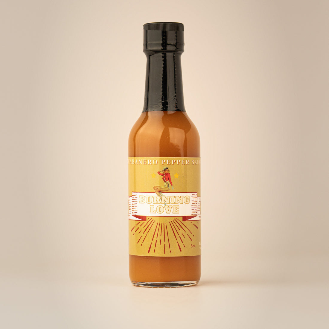 Lady May’s Habanero Hot Sauce – Farm Picked Habanero Blend – Small Batch, Bold &amp; Spicy – Restaurant Recipe – 6oz Glass Bottle